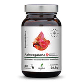 Ashwagandha KSM - 66 withania somnifera extrait de racine de ginseng - Ginseng indien 30 gélules 261 g AURA HERBALS